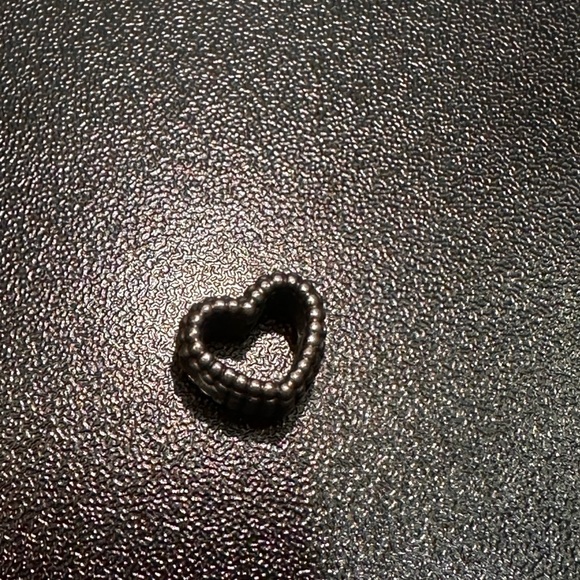 Pandora Silver Heart and Bow Bracelet Charms - Picture 4 of 9